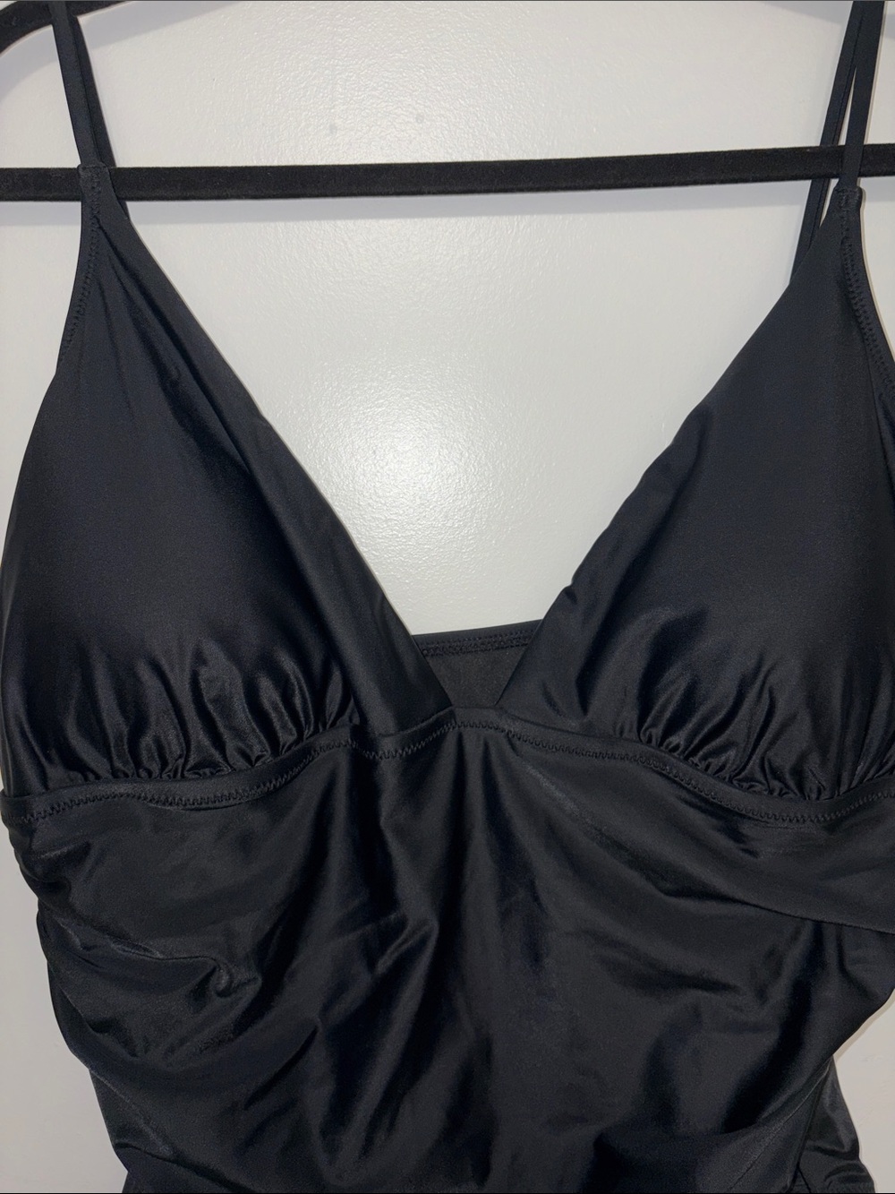 J. Crew Long-torso ruched plunge one-piece size 22 NWT - Picture 4 of 8